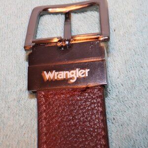 Wrangler Men's Genuine Leather Reversible Belt Brown Black  Size 38